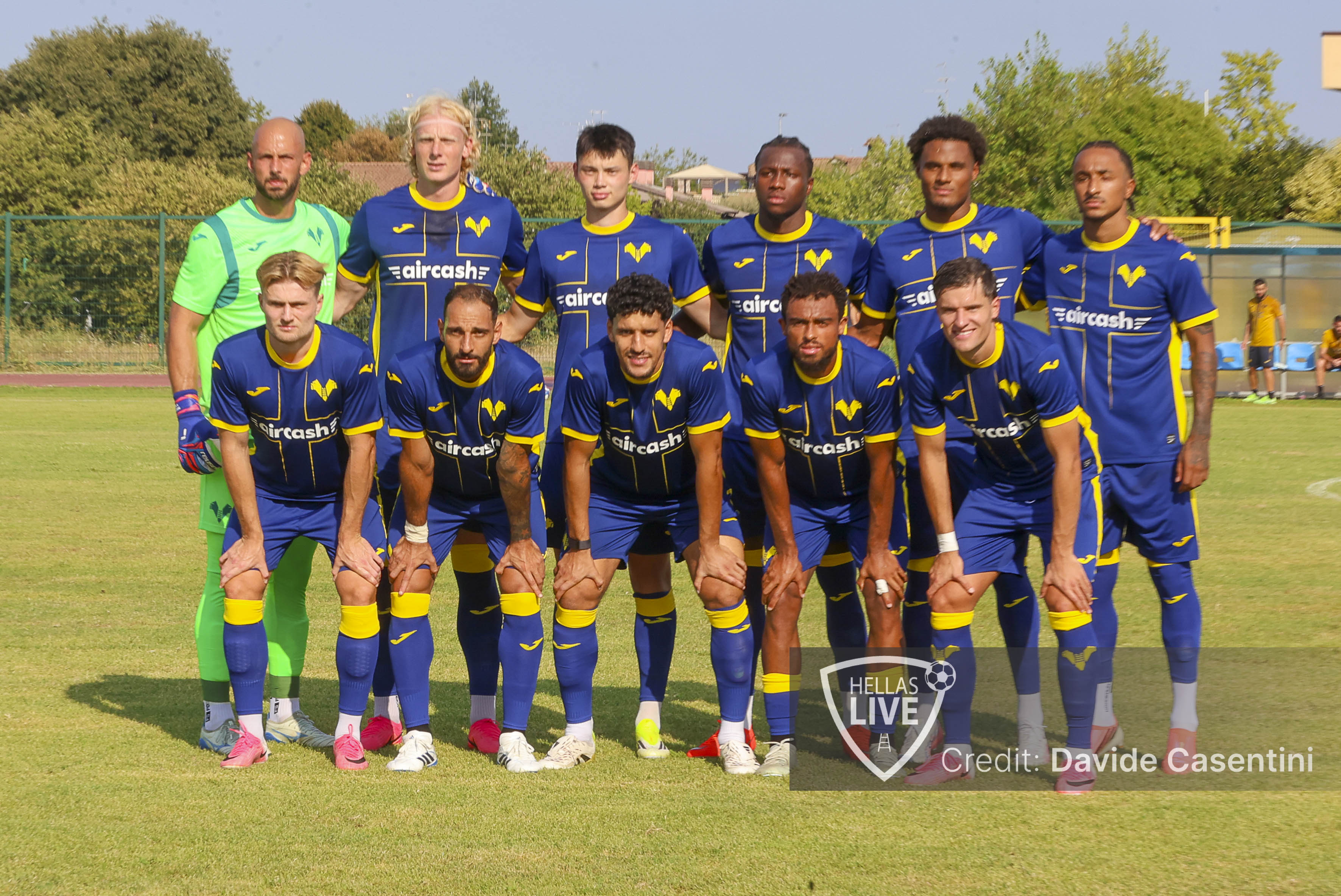 Incontro amichevole pre campionato serie BKT 2026/27 Hellas Verona - Lecco 3-0