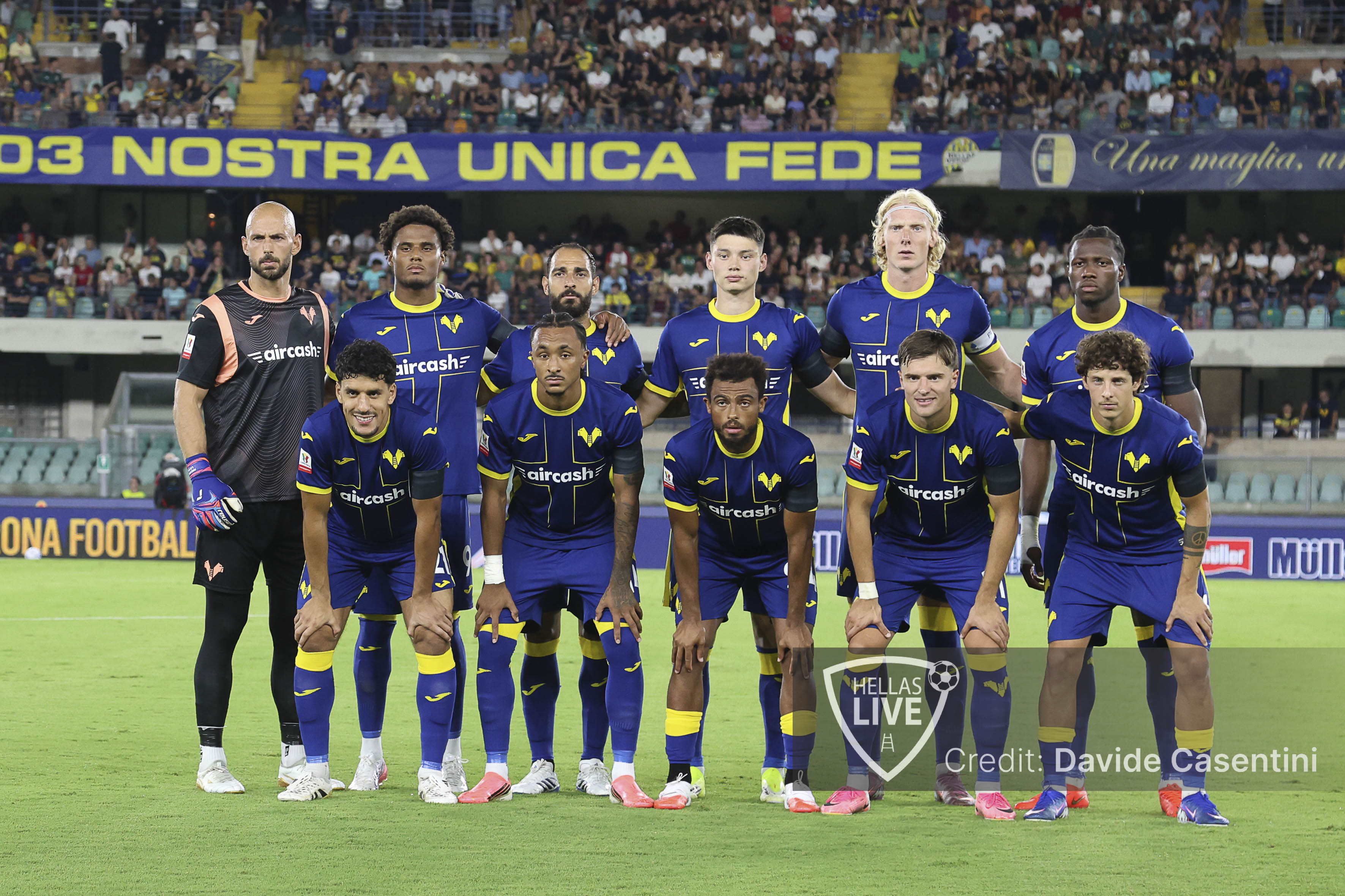 Coppa Italia Frecciarossa 2026/27 Hellas Verona - Virtus Entella 5-4 d.c.r.