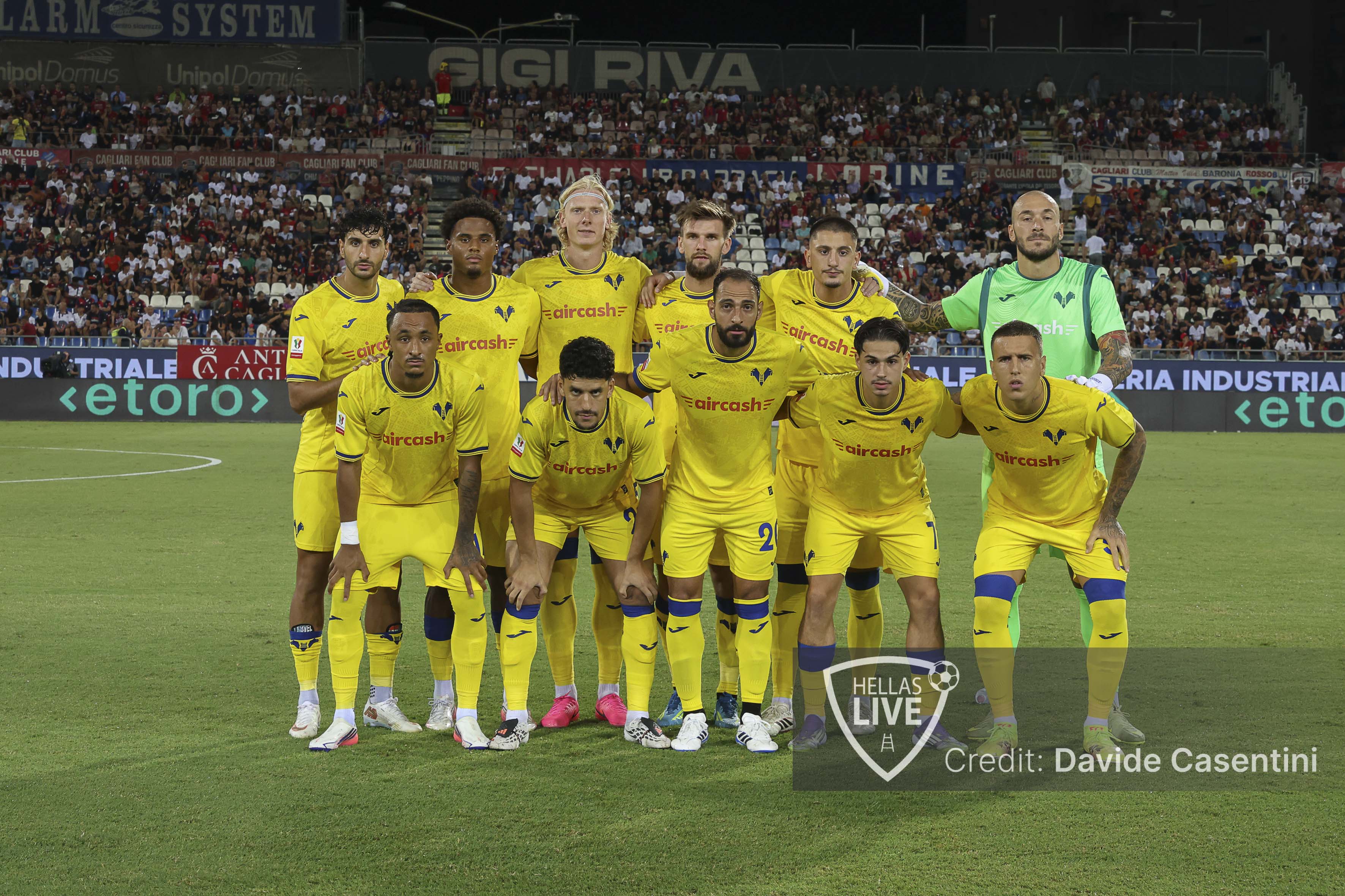 Coppa Italia Frecciarossa 2026/27 Cagliari - Hellas Verona 1-2